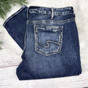 👖|•SILVER JEANS•| Elyse Straight Jeans Size 20 / L 32👖